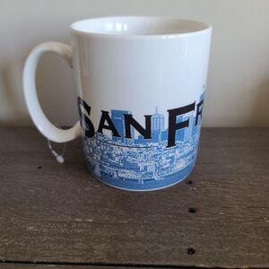 Starbucks Skyline Series One San Francisco City by the Bay Coffee Mug Large 2002